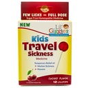 Lil' Giggles Kids Medicated Lollipops - Sweet Gentle Relief für Kinder & Non-Drowsy - für Auto-Krankheit, Reise Übelkeit & Bewegung Krankheit Relief - Homeopathic Remedy Kinderliebe - Cherry Flavor 12 CT