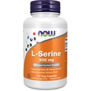 Suppléments, L-Sérine 500 mg, Santé du système nerveux, 120 gélules