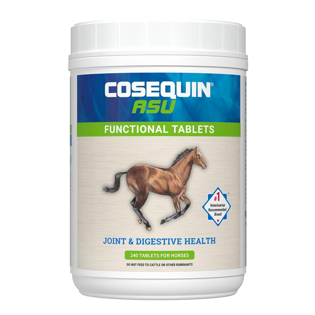 Nutramax Cosequin ASU Comprimés fonctionnels pour la santé des chevaux, 240 comprimés