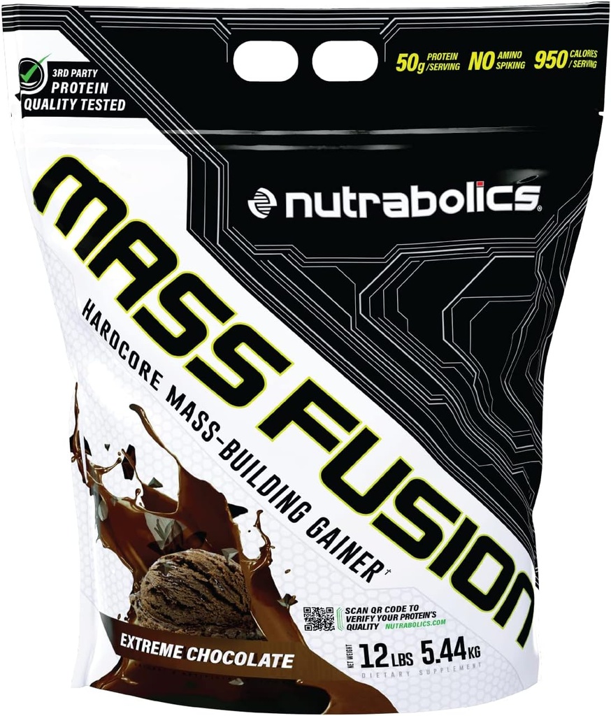 Nutrabolics Maß Fusion (Extreme Schokolade, 12 Ib (29 Servierungen))