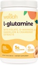 Wellah L-Glutamin Peach Mango (50 Servierungen) - 5g L-Glutamin Per Servieren, mit Stevia gesüßt