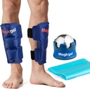 Shin Splint Relief: Packs chauds et froids, Cryoball & Bandes de Stretch pour les attelles de Shin