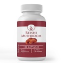 Ingrédients originaux purs Champignon Reishi, (100 Capsules) Toujours pur, sans additifs ou remplisseurs, laboratoire vérifié
