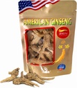 Zen Ginseng - 4 oz Tasche von Untrimmed American Ginseng - Non-GMO, Gluten Free. Fügen Sie diese Ginseng in Suppe, Tee, Kaffee, Säfte, Glattwaren und Backen (Barrel Root 4 oz Bag)