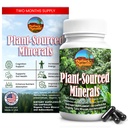 Fulvic Humic Mineral Mix of Plant-Sourced Trace Minerals, Electrolytes, Gut Health, soutien cognitif et immunitaire, formule de vitalité pure pour la force - 120 capsules