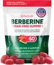 Keto Berberine Complex Gummies (Sugar-Free) w Ceylon Cinnamon, Latte Thistle, ACV [AMPK Metabolic Activator] Integratore berbero per Metabolismo, Gut Health, Fasting, Natural Energy - 3rd Party Tested