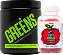 Sculpt Nation von V Shred Greens Unflavored und Apple Cider Essig Gummis Bundle