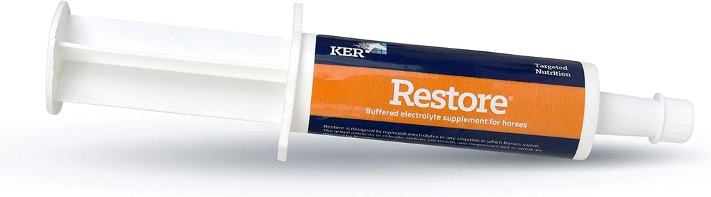 Kentucky Equine Research Restore Paste: Buffered Electrolyte Supplement for Horses, 60cc Tube