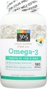 365 von Whole Foods Market, Omega-3 Lemon, 180 Count