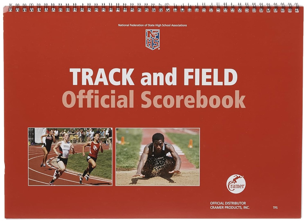 Cramer NFSHSA Scorebooks for Various Sports, Scorebook for Soccer, Volleyball, Baseball, Softball, Basket, Wrestling, Cross Country, Field Hocking, Nuoto & Diving, Track & Field, Score Books