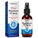 Reines Magnesium-Öl-Spray, Magnesium-Öl für Füße, topische Magnesium-Spray-Glasflasche, Magnesium-Spray für Füße, Magnesium-Körper-Spray, einfach zu absorbieren und zu verwenden -2.0 oz