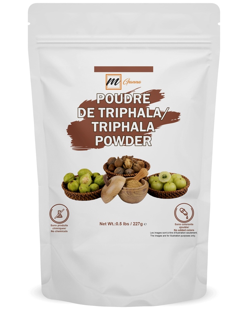 100% natürliches Triphala-Pulver für Haut und Gesundheit 227 GMS / 0.5 LBS