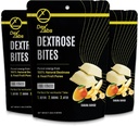 Dextrose Bites - Dextrose Melts Realizzato con polvere di Dextrose - Dextrose per l'allenamento e l'energia elettrica Snacks - Compresse di Glucose Melts di energia portatile (Banana Mango) (Pack of 03)