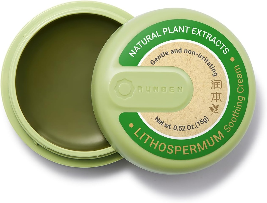 RUNBEN Anti Itch Cream per Bug Bite Itch Relief, Mosquito Bug Bite Cream, Plant-Based, Itch Soothing per Summer Outdoor, Plant-Based, Travel-Pocket Size, 0.52 oz