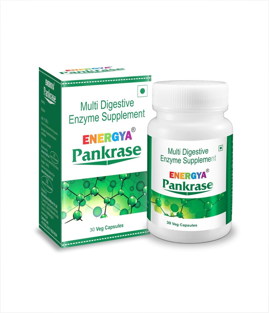 PANKRASE: Le médecin a fait confiance à 12 enzymes digestives pour le gaz, le ballonnement, peut aider à la digestion de divers aliments et l'apport de nutriments vitaux.