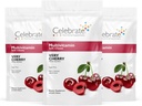 Célébrez les vitamines Bariatric Multivitamin Soft Chews - Vitamines essentielles et minéraux, sans sucre et sans gluten - Supplément gastrique de bypass et gastrectomie à manches - Cerise (180ct)