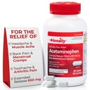 LABS TEMPORAIRE, INC. Accétaminophène en temps opportun 650 MG - 400 Caplets - Libération prolongée - soulagement de la douleur articulaire, soulagement de la douleur et de l'arthrite