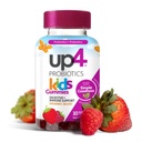 up4 Bambini Probiotici Gummies, Supporto Digestivo e Immune con Prebiotici e Vitamina C, Gelatin Free, Gluten Free e Non OGM, Per Età 3+, 30 conteggio