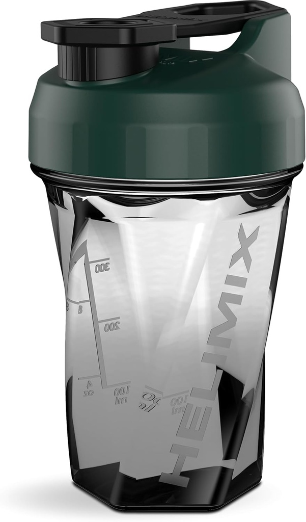 HELIMIX 1.5 Vortex frullatore Shaker bottiglia tiene fino a 20oz | Nessuna sfera di miscelazione o Whisk | USA Made | Portatile pre allenamento Whey Protein Drink Shaker Cup | Mixes Cocktail Smoothies Shakes | Top Rack Safe