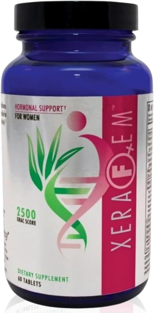Youngevity XeraFem – Hormonelle Unterstützung für Frauen mit Vitaminen, Mineralien, Maca Root und Grapeseed Extract – Unterstützt Hormonal Balance und Immungesundheit – 60 Tabletten