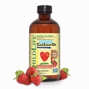 CHILDLIFE ESSENTIALS Cod Liver Oil für Kinder - Kids Cod Liver Oil Liquid, für Babys 6+ Monate, Kleinkinder, Hinzugefügt DHA, EPA, Omega-3 Fettsäuren - Erdbeere, 8 fl oz