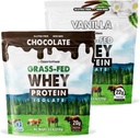 Opportuniteas Grass Fed Vanille Choco Whey Protein Isolate Powder - 20g Protein Pulver ohne künstliche Süßungsmittel, Hormonfreie Kühe, GMO - 5lb