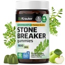 BIO KRAUTER Chanca Piedra Stone Breaker Gummis - 1600 mg Stärke - 60 Vegan Chews - Natural Kidney & Gallbladder Cleanse Supplement