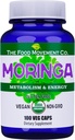 Die Lebensmittelbewegung CO. Moringa - Certified Organic Superfood, Ganzkörper-Wellness, Natürliche Energie-Unterstützung, Unterstützt gesunde Stoffwechsel - 100 Vegan Kapseln