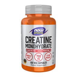 JETZT Lebensmittel Sporternährung, Kreatin Monohydrat 750 mg, Massengebäude*/Energieproduktion*, 120 Veg Kapseln