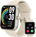 TOZO 2025 Neue aufgerüstete Smart Watch für Herren Frauen für iPhone &amp; Android, 1.83" Fitness Tracker Bluetooth Call [Answer/Make], IP68 wasserdichter Schlafmonitor, 100+ Sportmodi Gold