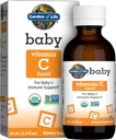 Garten des Lebens Baby Vitamin C Tropfen für Babys und Kleinkinder, Organische Ganze Nahrungsflüssigkeit Vitamin C 45mg Immununterstützung für Babys aus Amla Fruit, Citrus Flavor, Vegan & Gluten Free, 56 mL (1.9 fl oz)