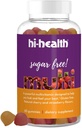 Hi-Health Sugar Free Gummy Multivitamin, Einmal pro Tag, Ketogenic Vitamin, Vitamin C, Vitamin D, Pflanzenbasiert, Glutenfrei, Natürliche leckere Kirsche & Erdbeer Aromen (60 Gummi)