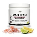 WASSERFAST Keto Elektrolyt Pulver für Fasten und Hydration - Lemon Lime Flavor | Pink Himalayan Salz (Natrium), Kalium, Magnesium, Calcium | Zuckerfrei, Glutenfrei, Sojafrei
