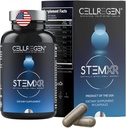 StemX® Stem Cell Activator & Zirkulation Booster – Stem Cell Supplement für Männer & Frauen – Blau Grün Algen, Langlebigkeit, Vitalität, Anti-Aging, Energie & Performance Support – 90 Kapseln