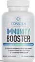 Consera Immunität Booster | Natural Muti-Vitmain mit Ashwangandha, Gooseberry,Turmeric, Holy Basil, Papaya, Guduchi, Ajwain, Clove, Ginger, Black Pepper, Fenugreek, Cinnamon, Drumstick, Black Cumin