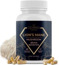 Gemma Soul Foods Bio Lion's Mane Mushroom Complex - Non-GMO Lions Mane Supplement Non Tropic Chaga Shiitake und Reishi Focus Supplement 60 Caps
