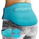 Comfytemp Ice Pack für Rückenschmerzen Relief, 2 Packungen, FSA Eligible, Reusable Gel Lower Back Wrap Ice Brace für Sciatica Injuries, Heiße Kalte Kompression für Lower Lumbar, Taille, Männer Frauen nach Chirurgie Geschenk