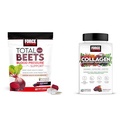 Force Factor Total Beets Blutdruckunterstützung 60 Chews und Collagen Boosting Superfoods 60 Soft Chews für Herzgesundheit, Haut, Haar und Nägel