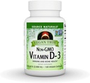 Quelle Naturals Vegan True, Non-GMO Vitamin D-3, Nahrungsergänzung für Immun- und Knochengesundheit*, 2.000 IU - 90 Kapseln