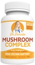 Best Organic Mushroom Complex - Immune Assist Support - Lion's Mane, Cordyceps und Reishi - Adaptogen Supplement - Wellness, Stress Relief, Memory & Cognitive Support, Dr. Danielle - 120 Veggie Caps