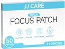 JJ CARE Focus Patch - Paket von 50 All-Natural Focus Plus Patches für Erwachsene, Unterstützung Konzentration, Fokus und Speicher | 50 Tage Versorgung des Gehirns Patch