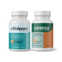 Emma Gut Health & Elimipure Cleanse Bundle – Komplette Digestive Detox Bundle für Bloating, Metabolismus und Microbiome Support | Leaky Gut Repair, Colon Cleanse & IBS Relief