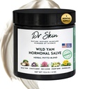 Dr. Skin Wild Yam Cream für Hormon Balance 4oz | 100% Bio Natürliche Menopause & Perimenopause Unterstützung, Kräuter Yam Cream für Frauen PMS, Hot Flashes, Mood Swings, Nacht Sweats, Cramps Relief