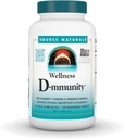 Quelle Naturals Wellness D-Mmunity, Bio-Aligned Vitamin D Immunformel, unterstützt optimale Absorption und Nutzung* - 120 Vegetarische Kapseln