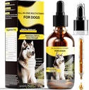 Hund Multivitamin Flüssigkeit, 13-In-1 Hunde Vitamine extra Stärke zu verbessern Hunde Verdauung, Immun, Haut, Mantel, Knochen, Gelenke Gesundheit, 60 Ml Natur Hund Vitamine und Ergänzungen für alle Altersgruppen Rassengrößen Hund