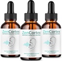 (3 Pack) Zencortex For Tinnitus Relief - Offizielle Formel - Zencortex Tropfen für Ohren, Zen Cortex 24 Tinnitus Drops Liquid Supplement Bewertungen, Zen Cortex Hörgerät Formel, Zencortex Oral (4oz)