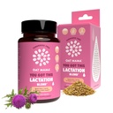 OAT MAMA Organic Lactation Supplement - 'You Got this' Fenugreek-freie Kräuterergänzung mit Milchdistel, Shatavari & Moringa - Postpartum Lactation Unterstützung für stillende Mütter