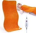 WOOMER Extra Large Heizkissen, 17"x33" XL Heizkissen, Wärmekissen mit Multi-Color-Option, Feuchtigkeitswärmetherapie Feature, Autoabschaltung, Netzkabel Lagergürtel