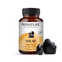 Shilajit Capsules - Non GMO Extract by mi Nature | 180 Veg Caps | Promotes Vibrant Energy & Vitality| 1000 mg | 100% Nur Shilajit Extract Kapseln | Fulvic Acid