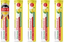 T&D Deutsches Vitamin C 180 mg - 40 Vegan Drink Effervescent Tabletten - Lemon Lime Flavor - Made in Germany